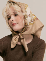 Equestrian charm scarf(2color)