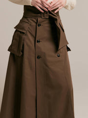 Slit trench skirt