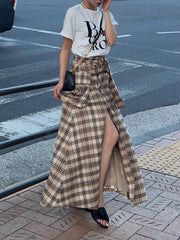Slit trench skirt