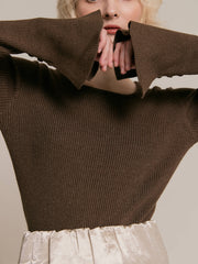 【10/29 OPEN】Basic flare sleeve knit