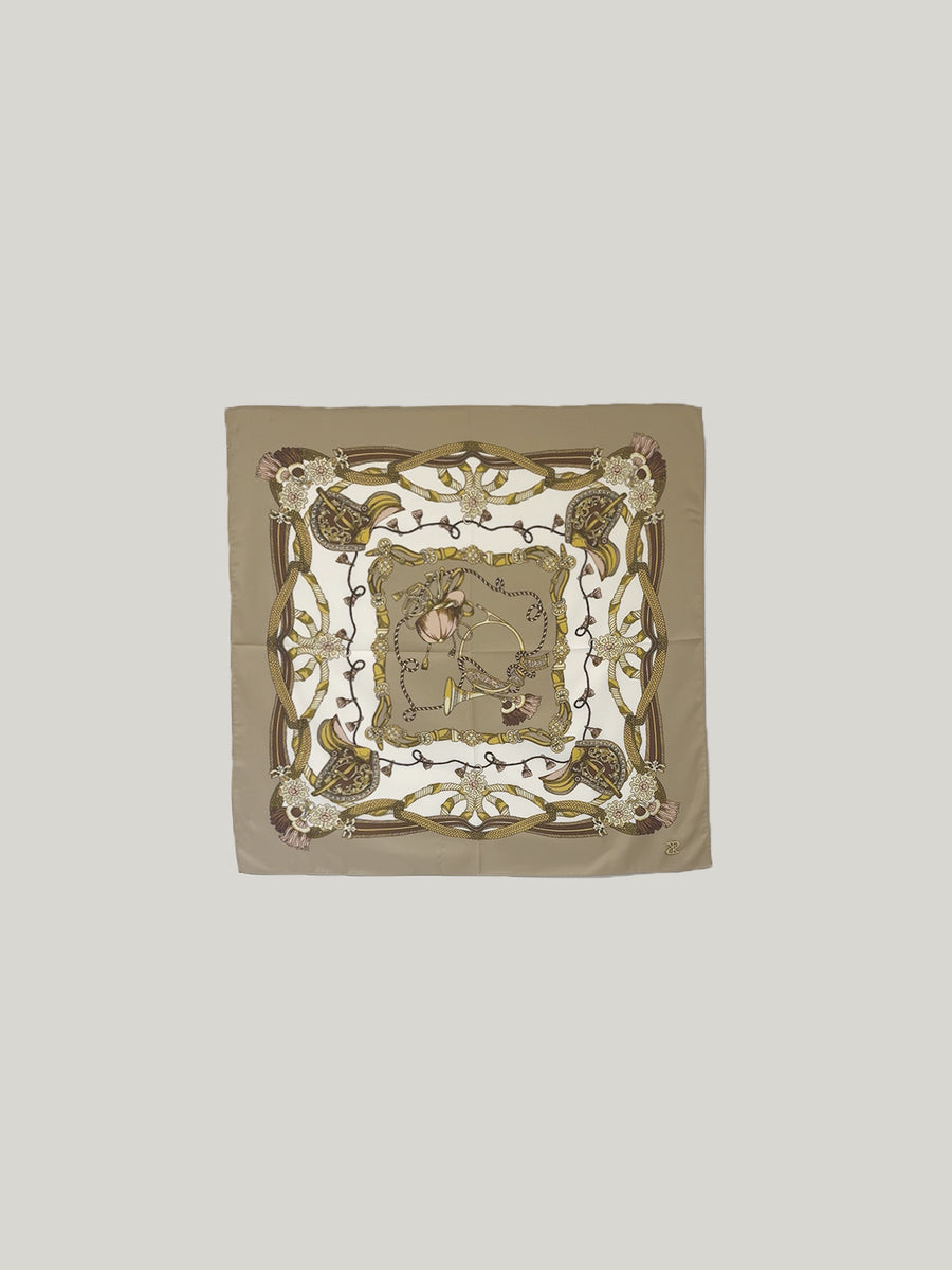 Equestrian charm scarf(2color)