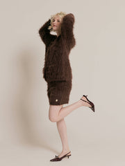 RC logo shaggy shorts