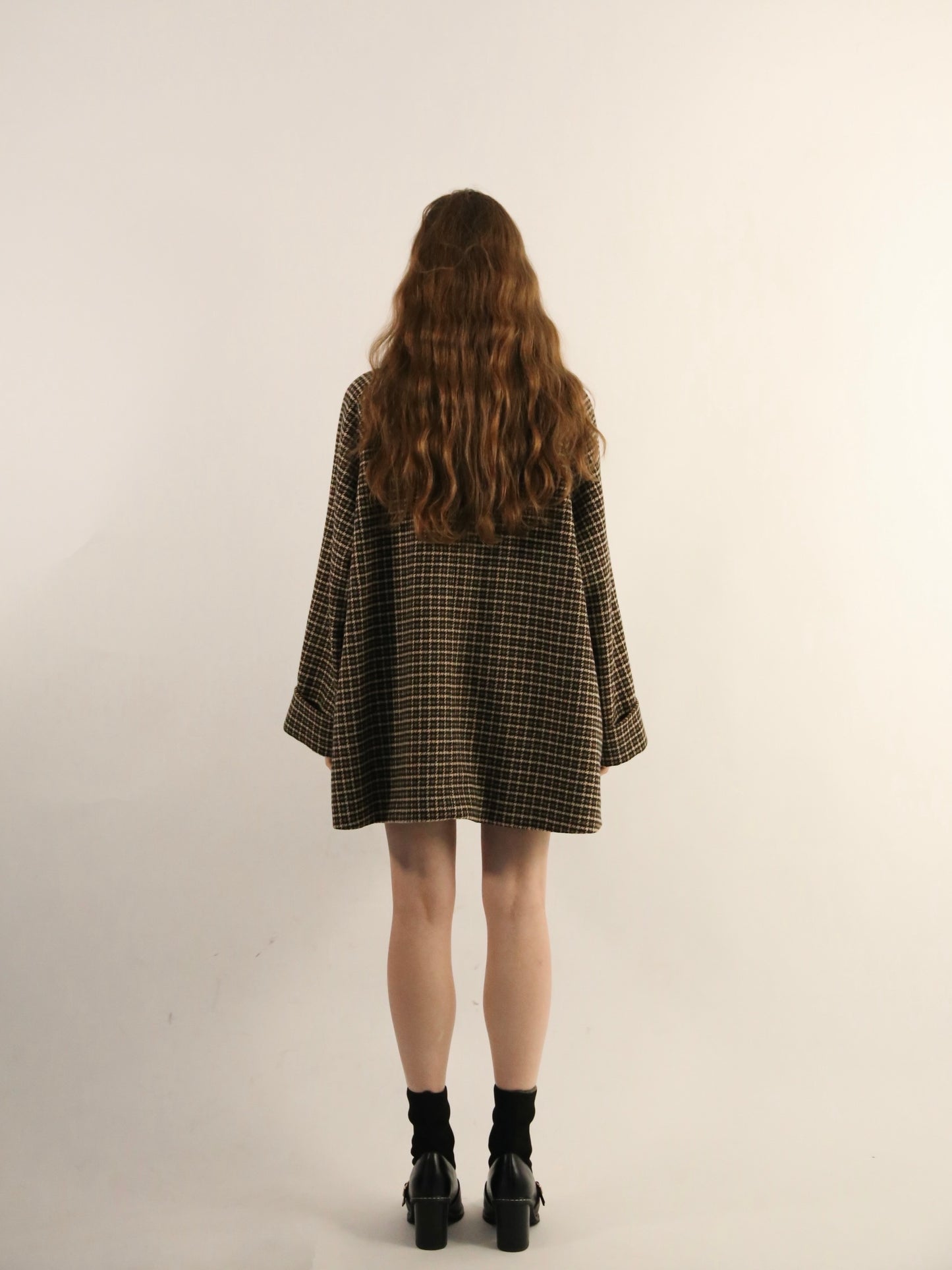 【予約/12月下旬頃発送】big collar double short coat
