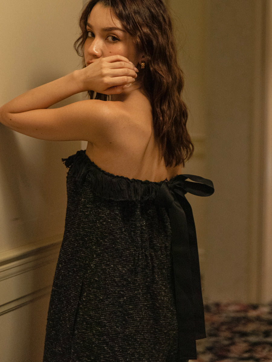 bare top fringe rompers