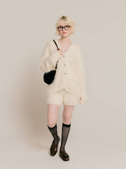 RC logo shaggy shorts