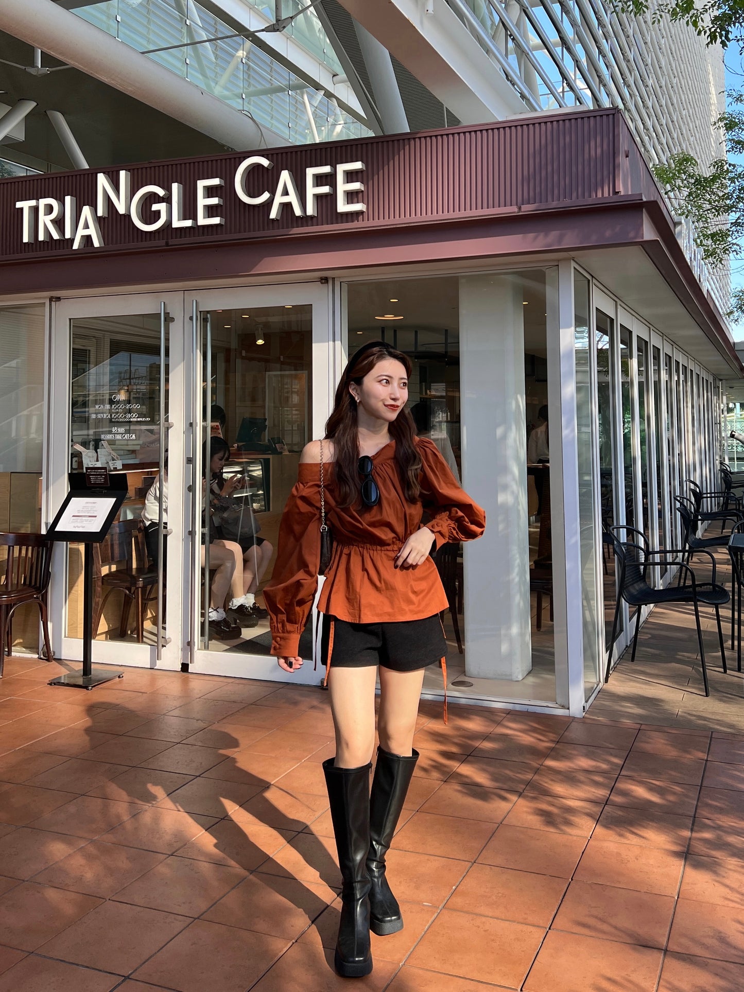 volume one shoulder blouse