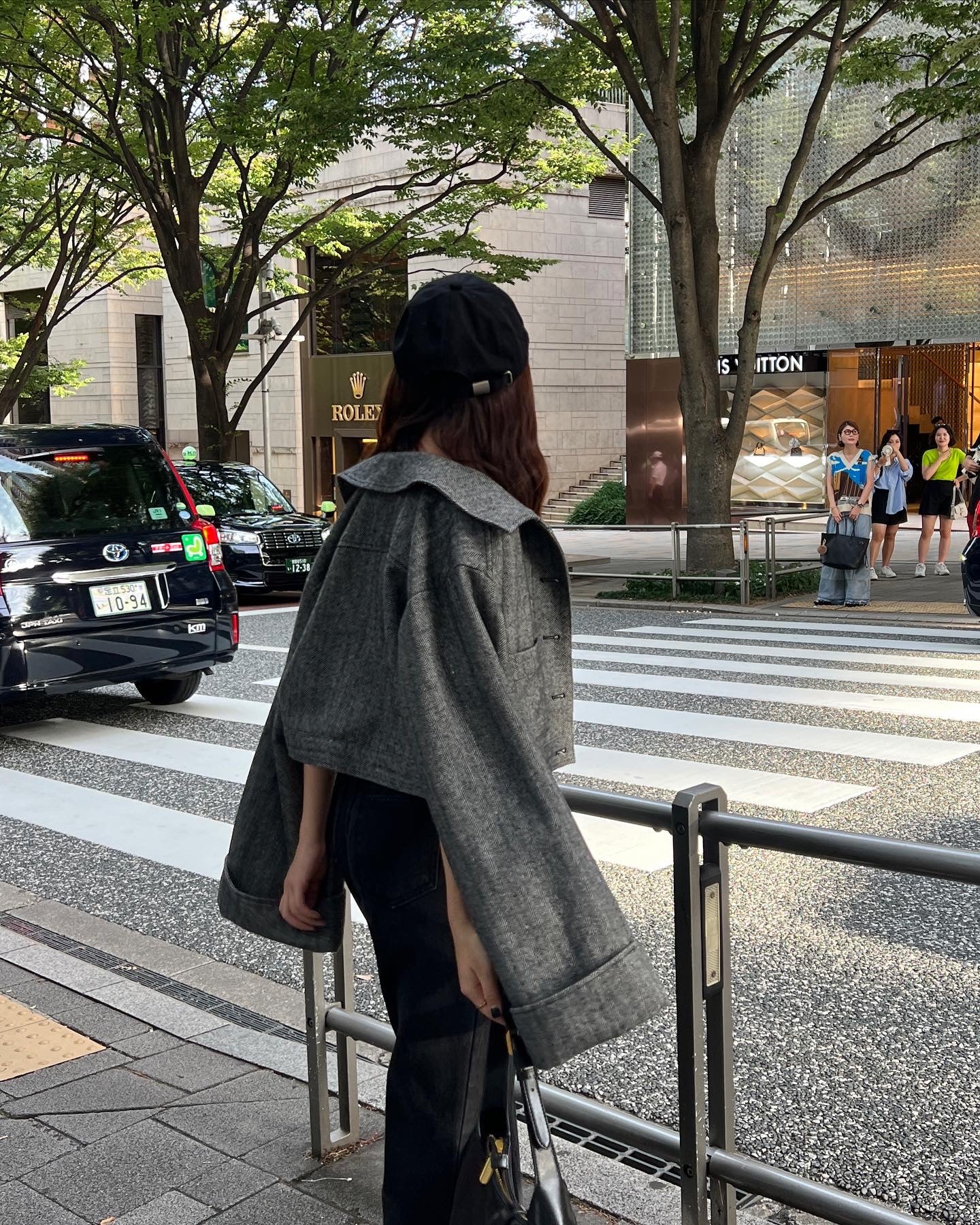 herringbone volume sleeve jacket