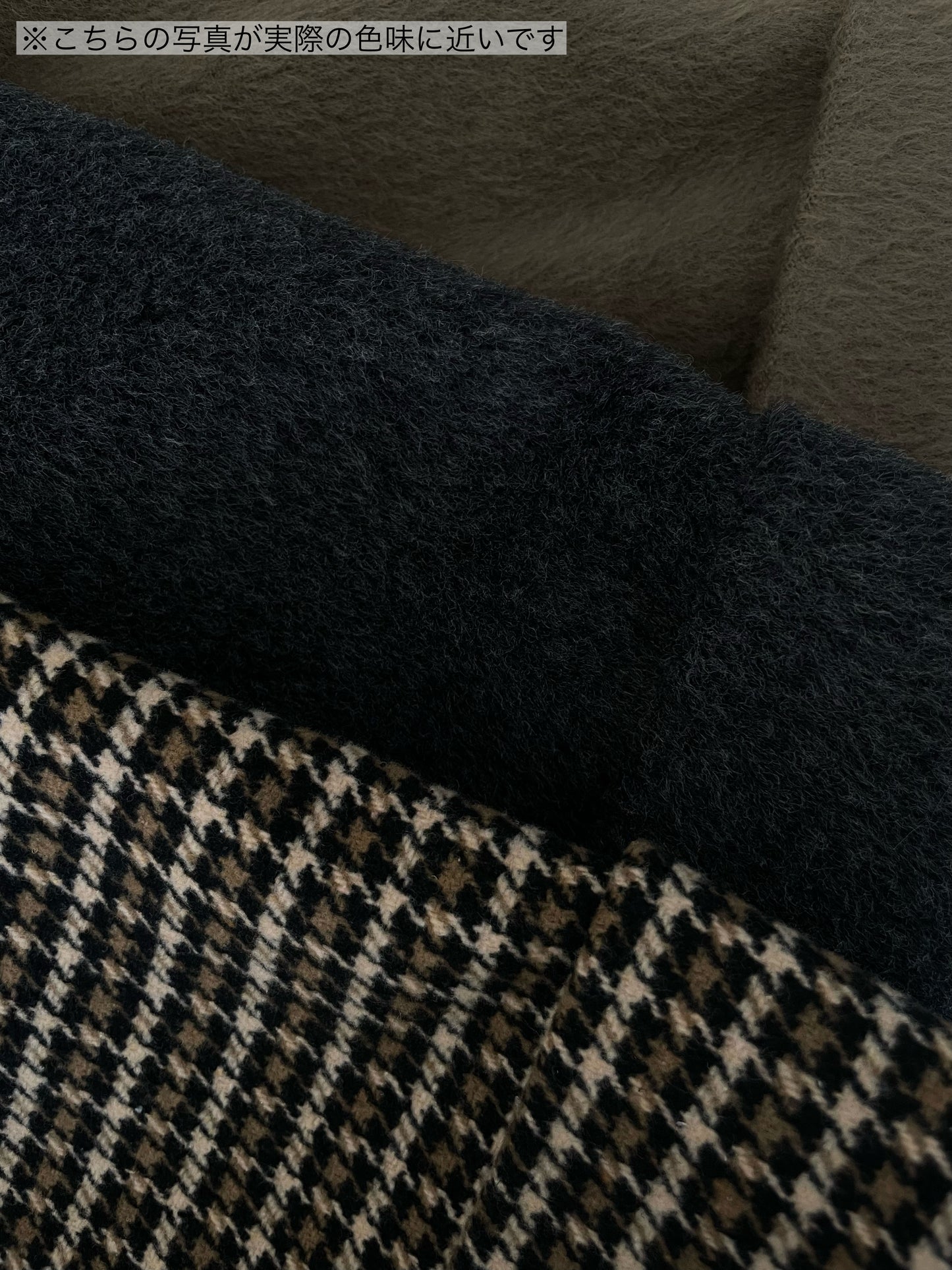 【予約/12月下旬頃発送】big collar double short coat