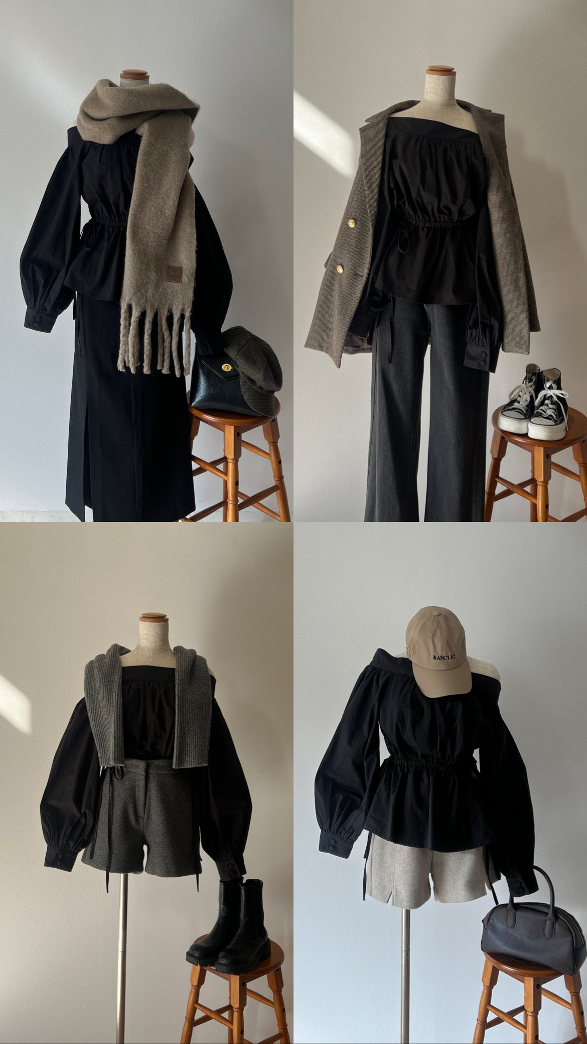volume one shoulder blouse