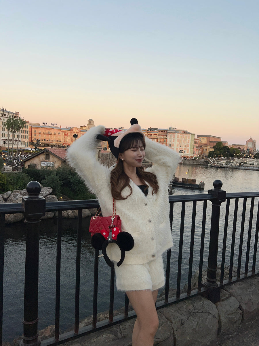 RC logo shaggy shorts