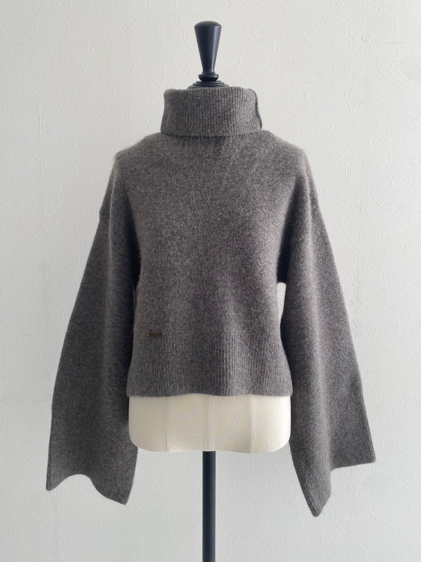 2way flare sleeve knit