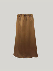 Satin slip skirt