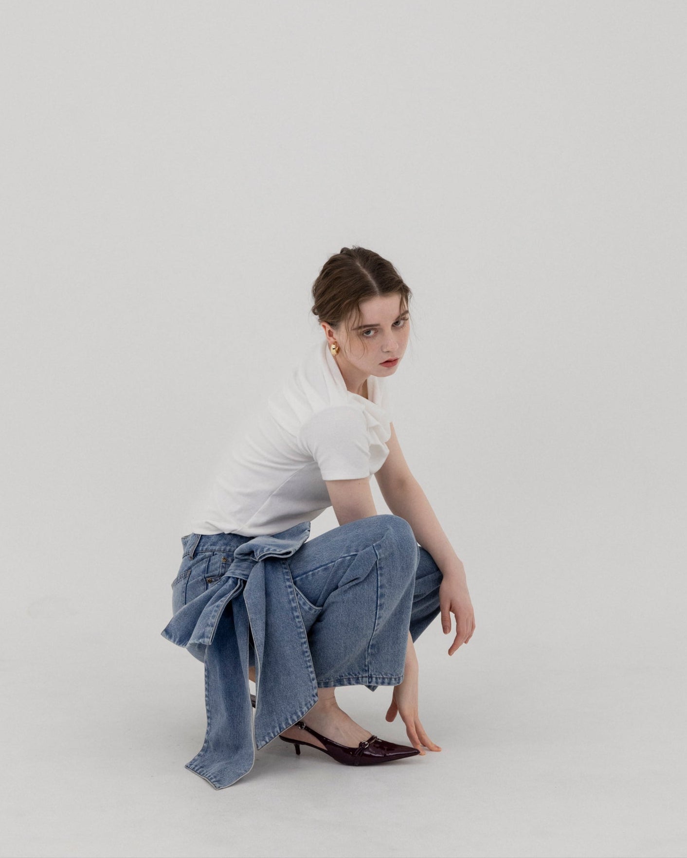 Smooth tuck off Shoulder top