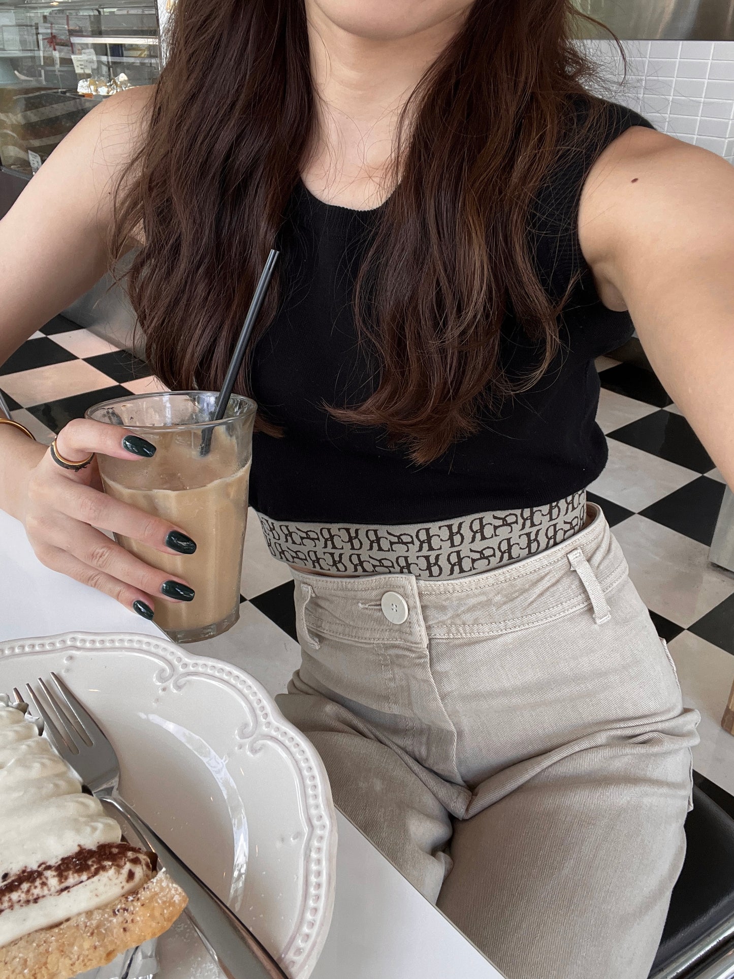RC waist design tank top