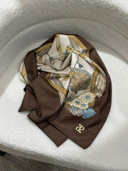 Equestrian charm scarf(2color)