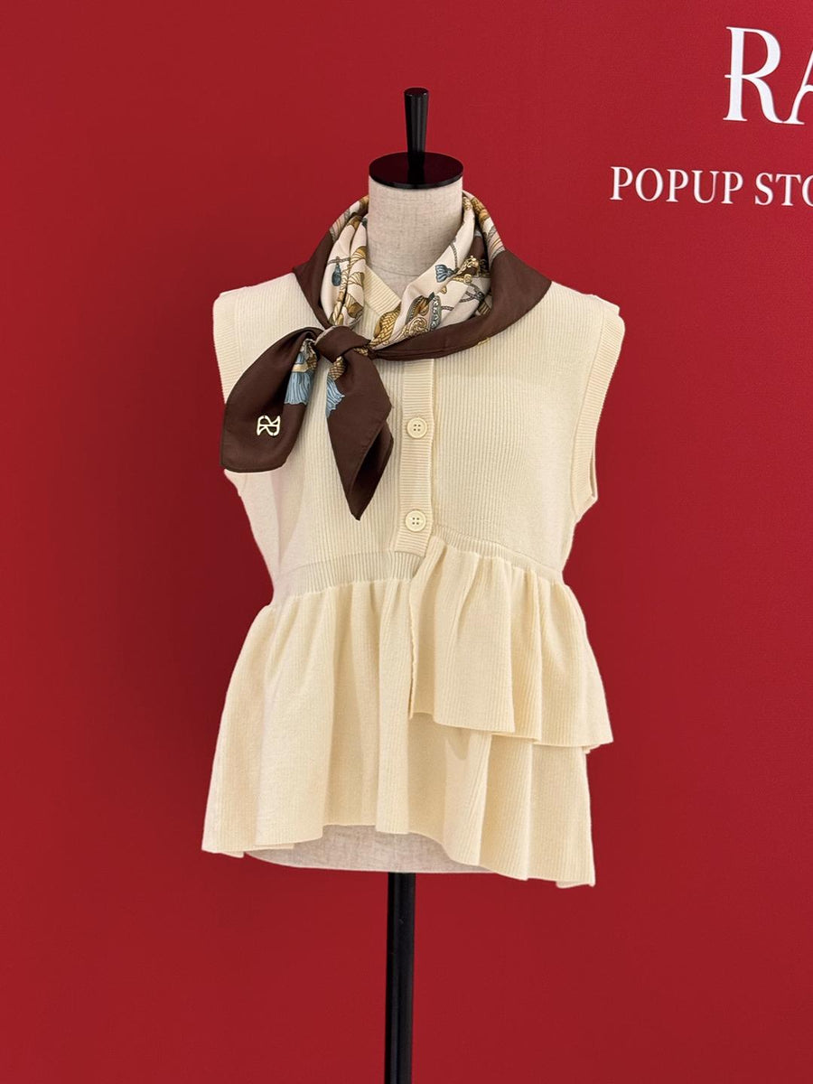 Equestrian charm scarf(2color)