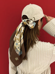 Equestrian charm scarf(2color)