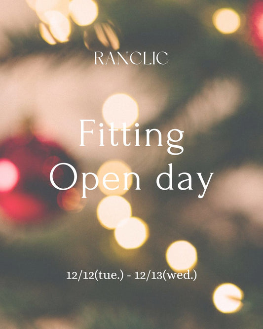 RANCLIC FITTING OPEN DAY(無料フィッテイング会)開催