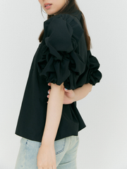 【4/23 OPEN】Whip cream sleeves shirt