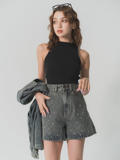 bijou denim shorts