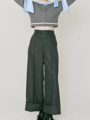 2Way ribbon wide pants