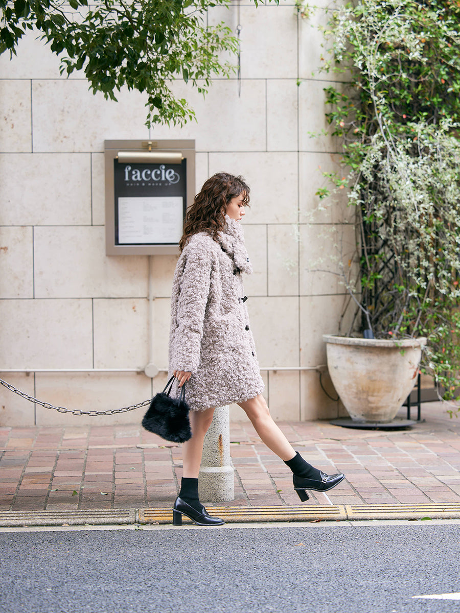 【予約販売】Poodle cocoon coat