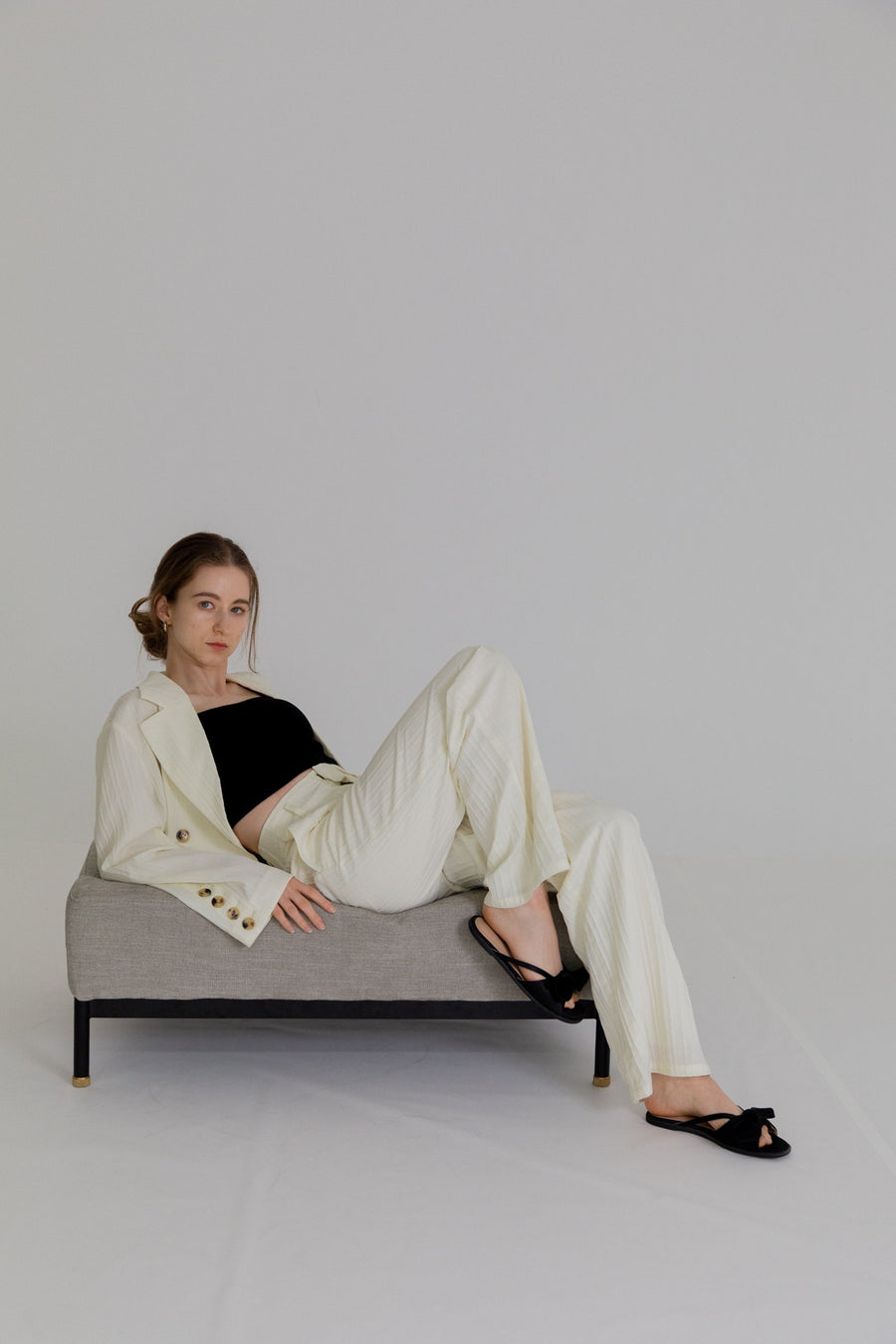 bumpy cropped jacket