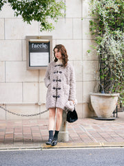 【予約販売】Poodle cocoon coat