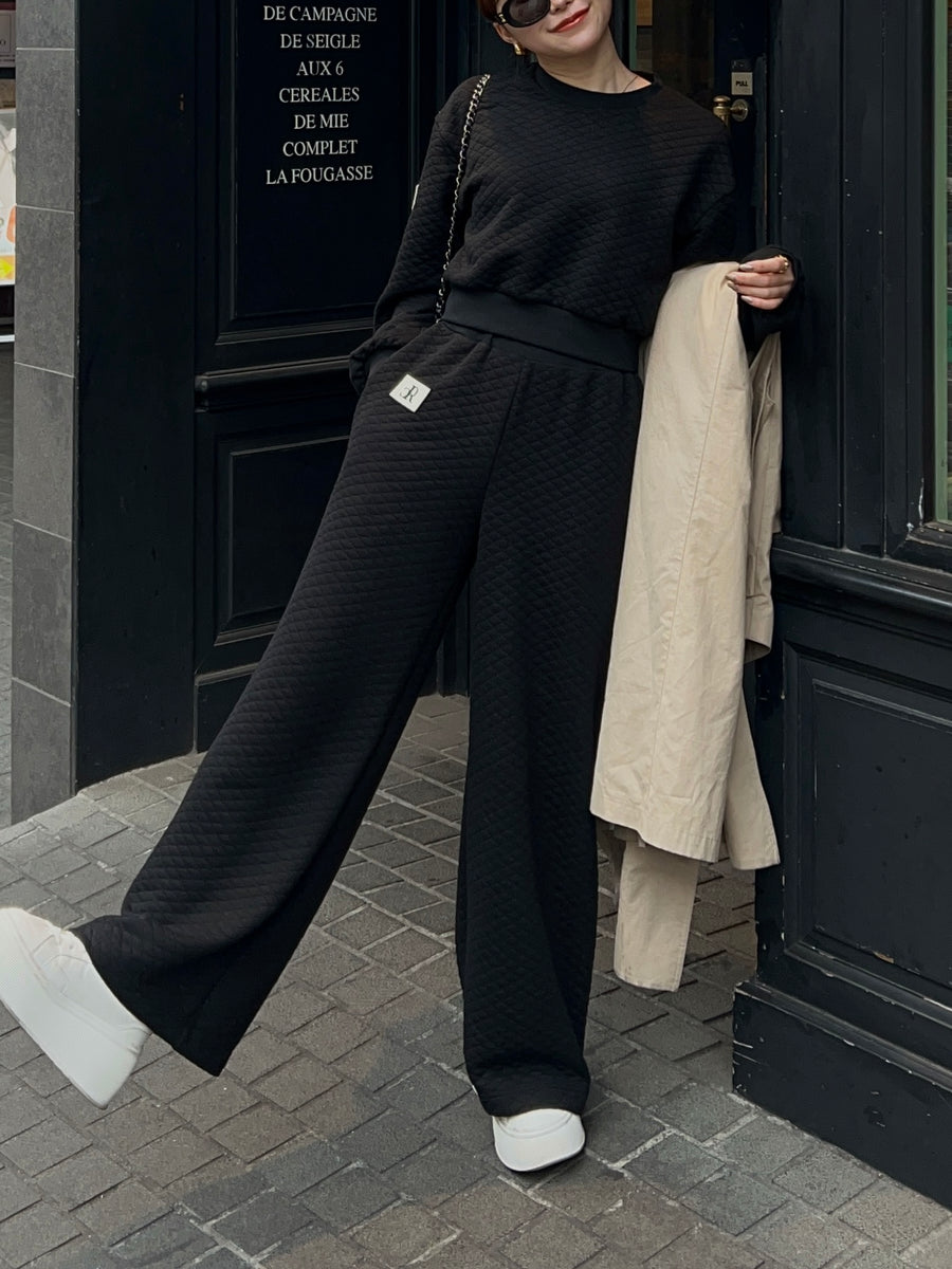 quilting sweat pants