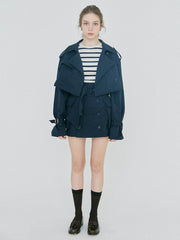 【NEW】Iconic mini trench skirt