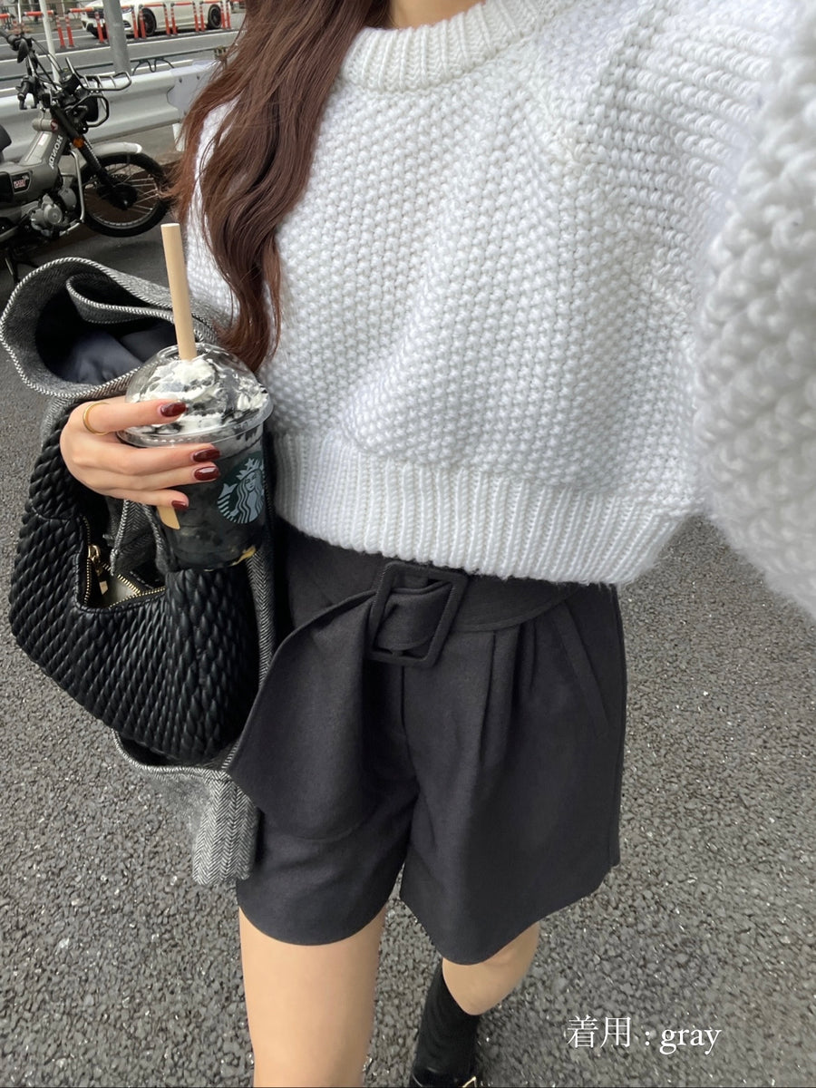 big belt shorts