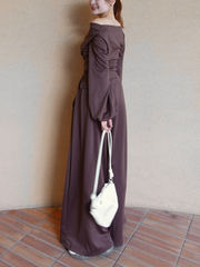 【残り3点】【9/24 OPEN】Drape offshoulder set up