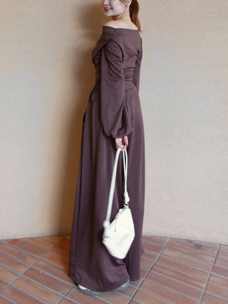 【残り3点】【9/24 OPEN】Drape offshoulder set up