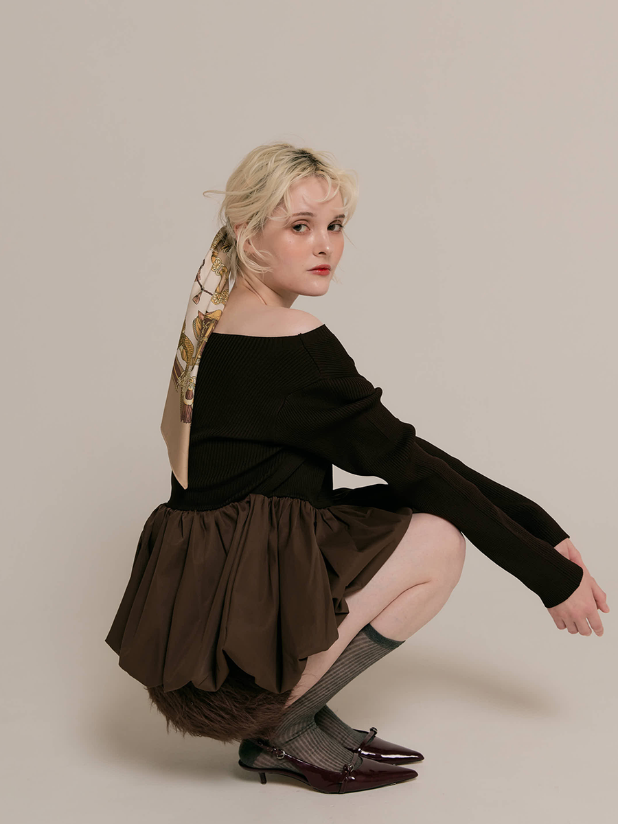 2way peplum balloon tops