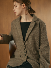 【9/24 OPEN】Checked tailored jacket
