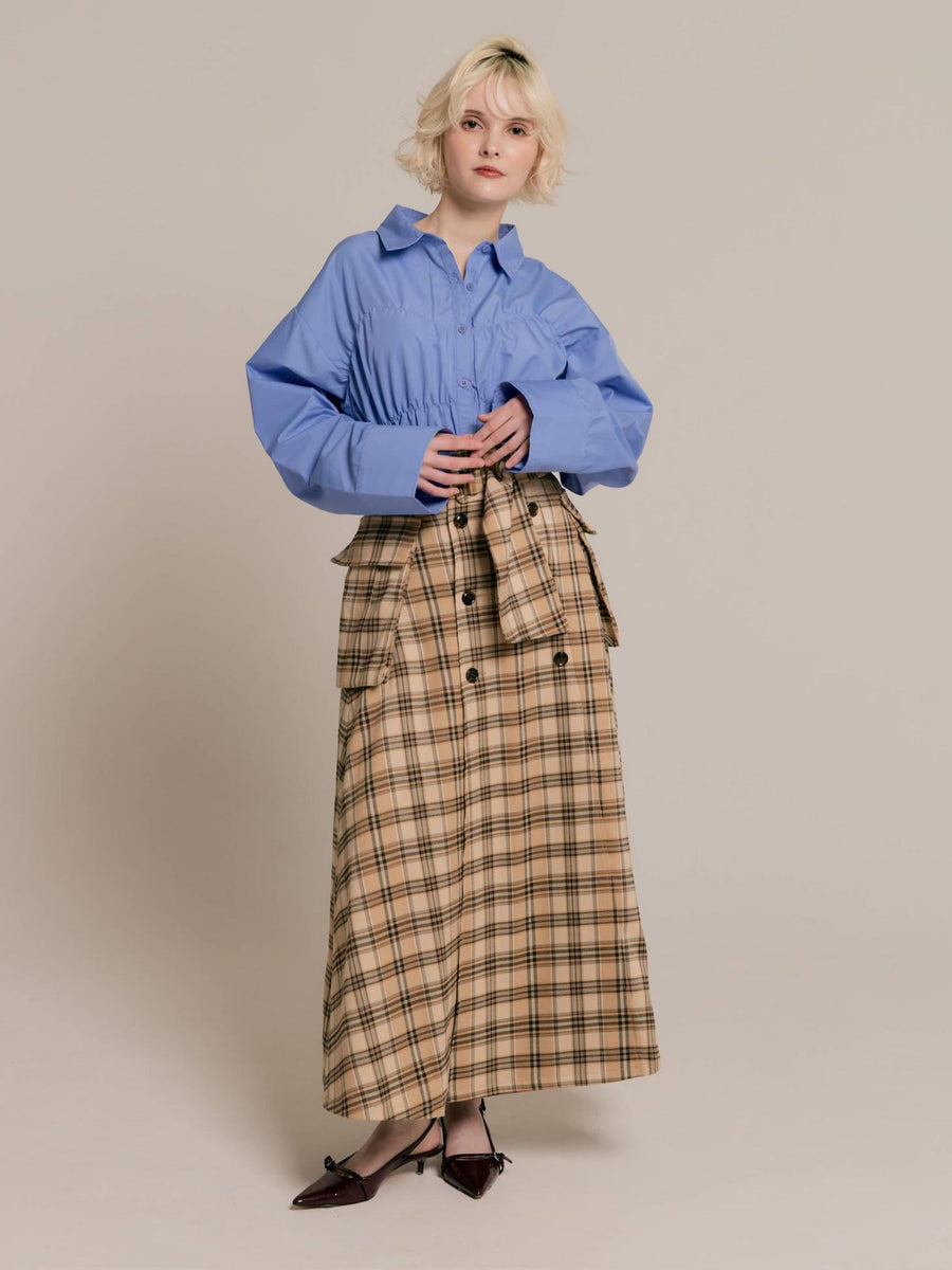 Slit trench skirt