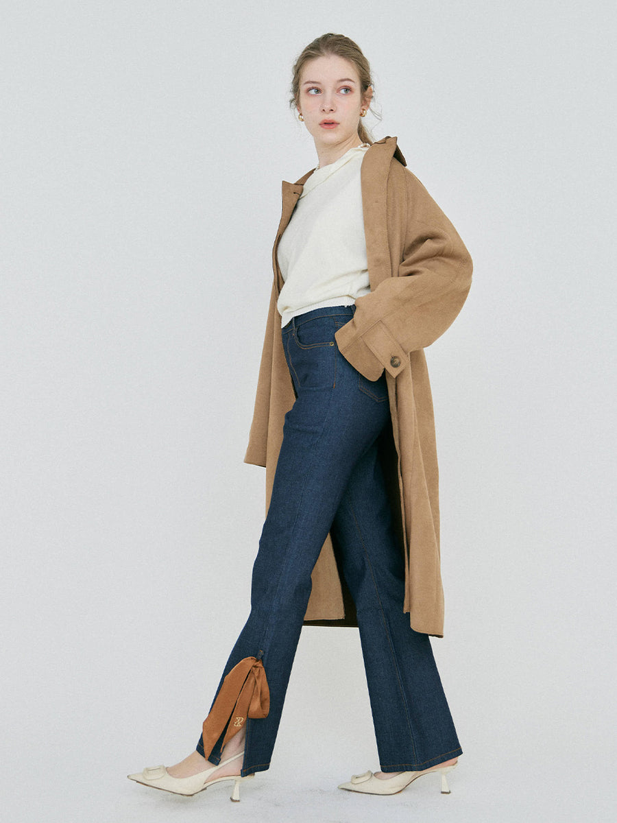 【3/5 OPEN】Ashimore ribbon denim pants