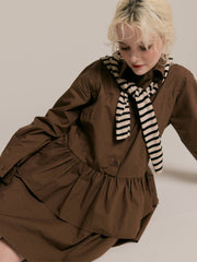 Tiered shirt dress