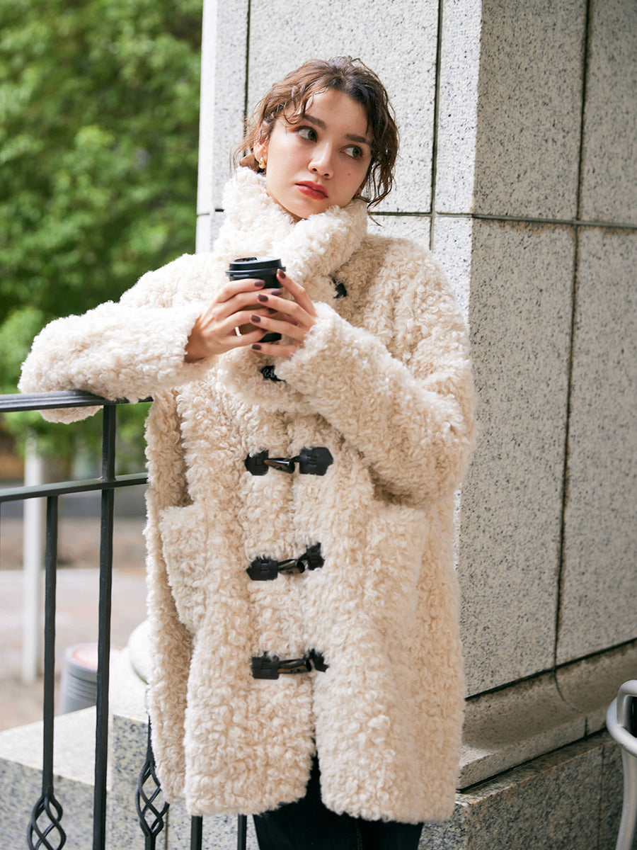 【予約販売】Poodle cocoon coat