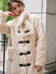 【予約販売】Poodle cocoon coat