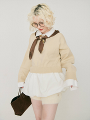 Docking balloon shirt dress