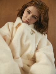 【10/22 OPEN】Shaggy belted box coat