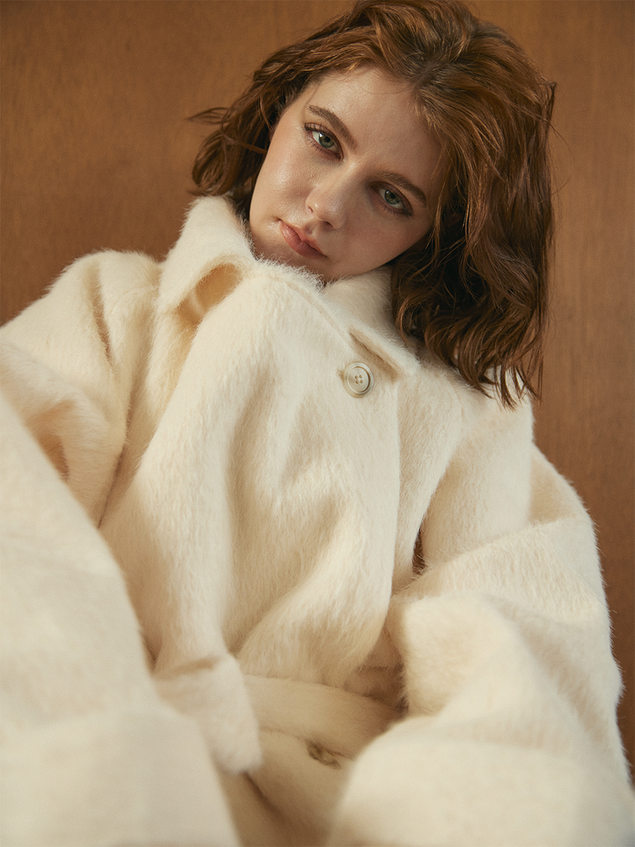 【10/22 OPEN】Shaggy belted box coat