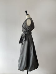 taffeta cache coeur blouse