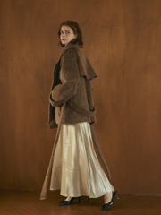 【10/22 OPEN】Shaggy belted box coat