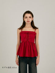 lace up camisole