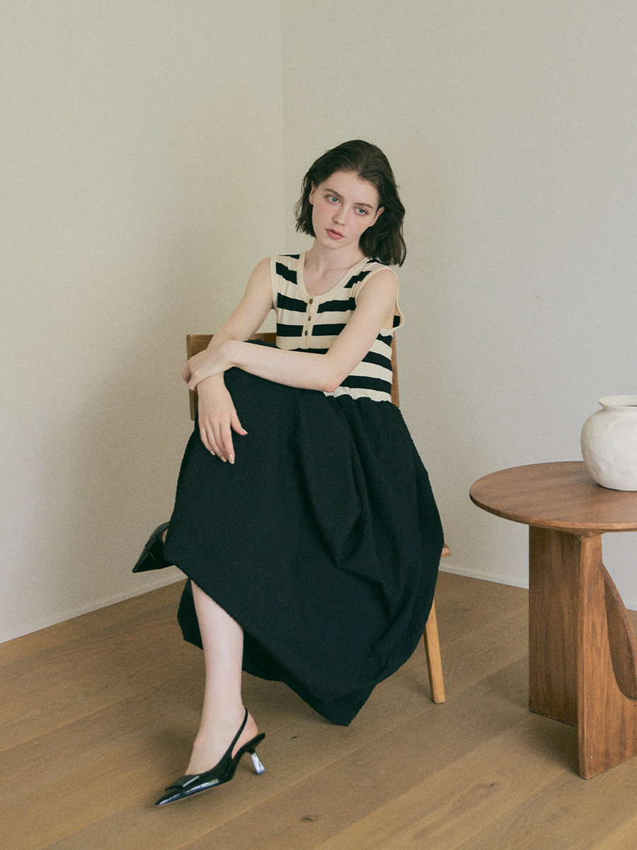 【8/6 OPEN】Border docking balloon dress