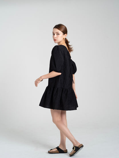 【SET】one shoulder mini dress