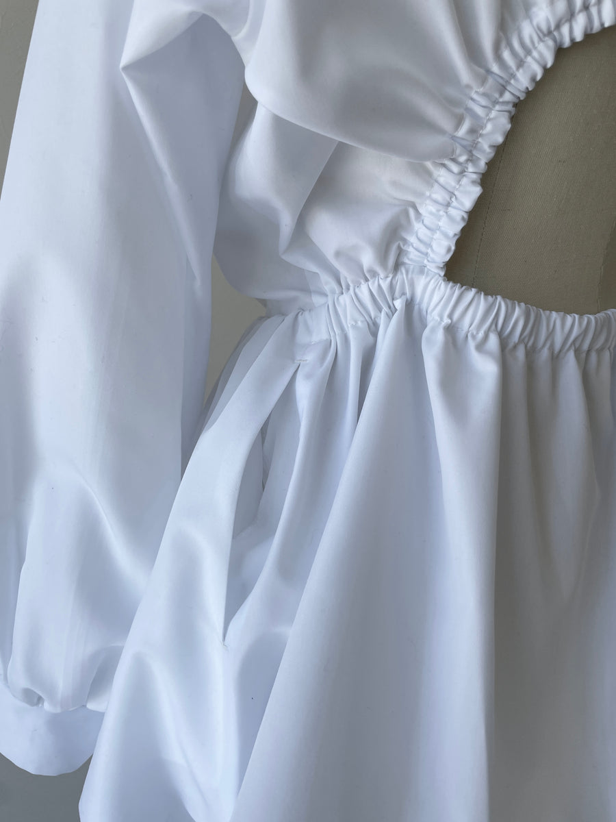 balloon blouse dress