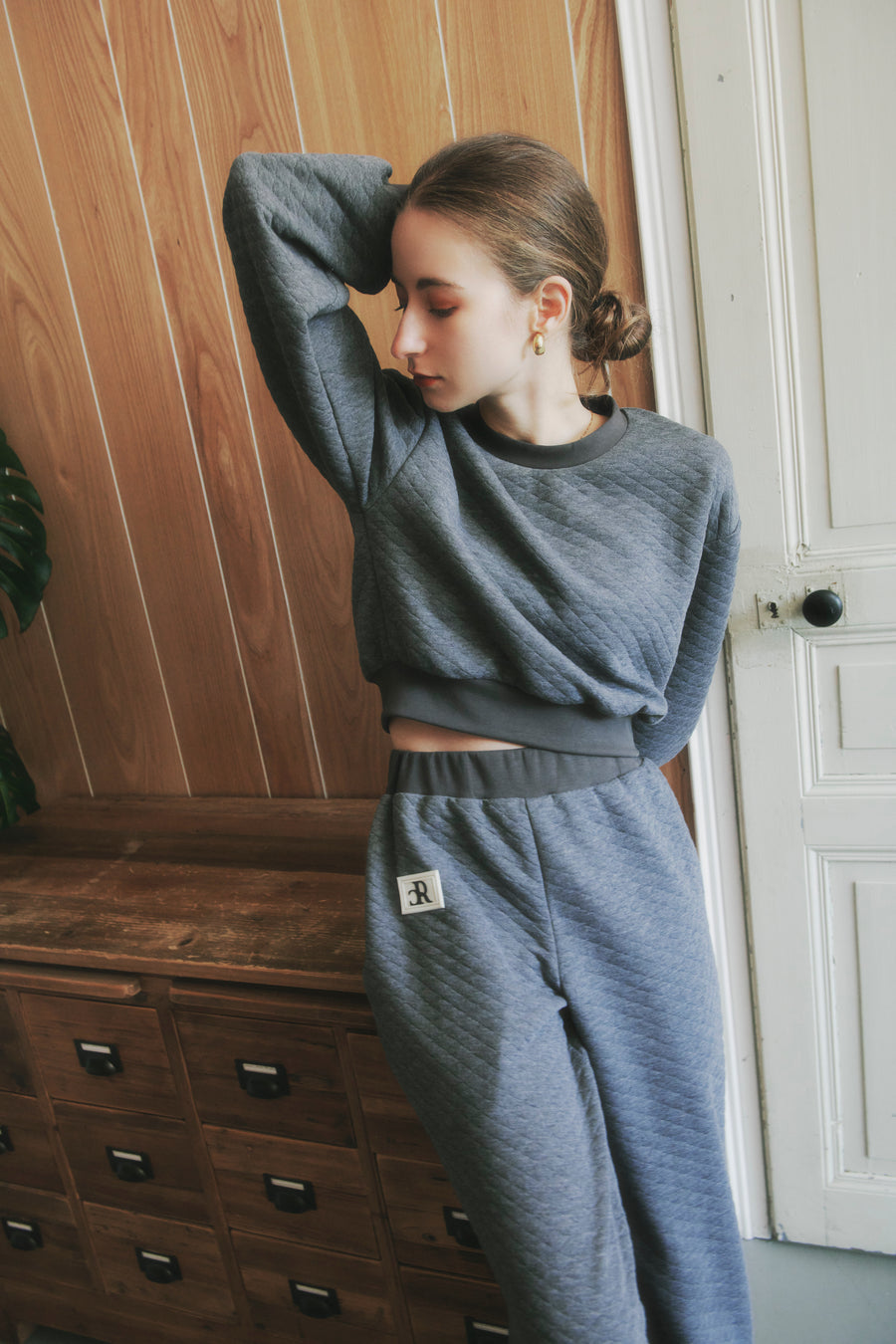 quilting sweat pants